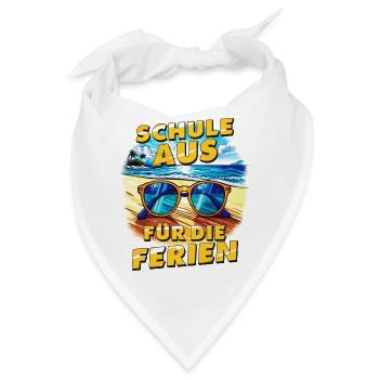 SCHULE AUS FÜR DIE FERIEN - Bandana - Weiß - Vorne