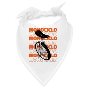 Einrad Einrad Cardiogram Unicycle Einrad - Bandana - Weiß - Vorne
