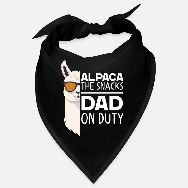 Drôle de papa d’alpaga parfait jeu de mots Bandana