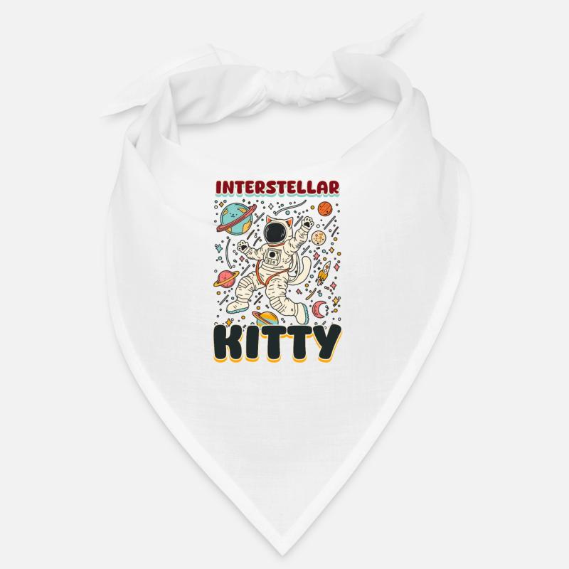 Katze Astronaut Interstellar Kitty Bandana