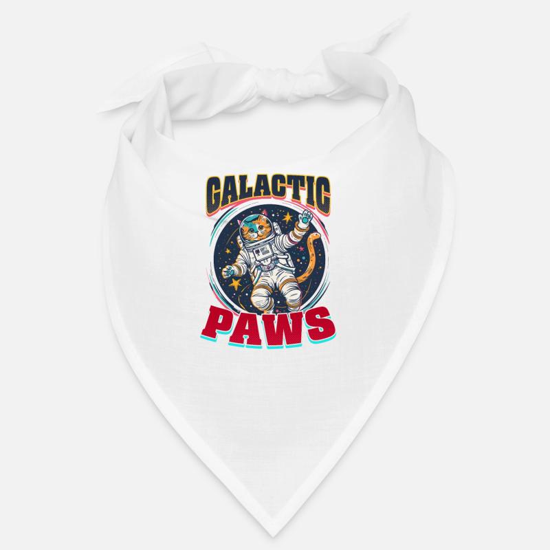 Cat Astronaut Galactic Paws Bandana