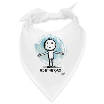 Verstecke den Schmerz - Bandana - Weiß - Vorne