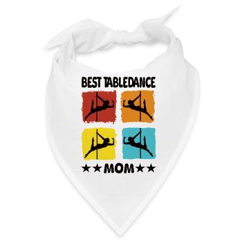 Best Tabledance Mom - Bandana - Weiß - Vorne