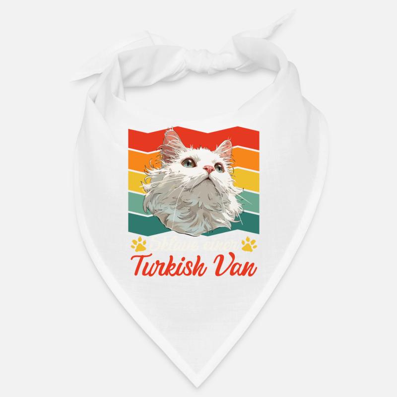 Propriétaire de chat ESCLAVE D’UN VAN TURC Vintage Bandana