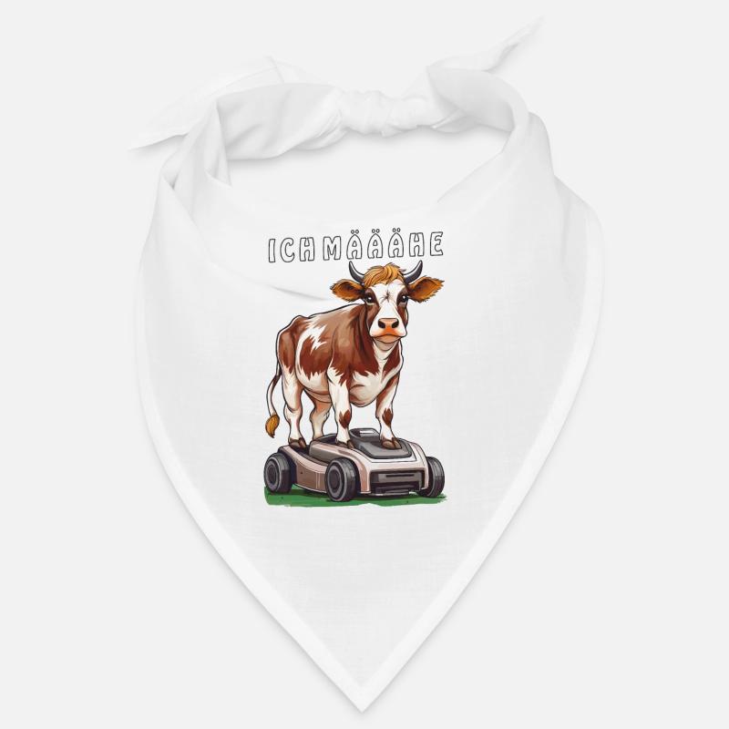 VACHE SUR ROBOT TONDEUSE I MAÄÄHE Bandana