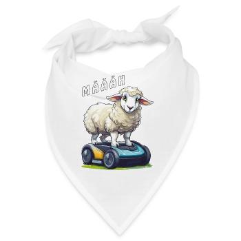 SCHAF MÄHROBOTER MÄÄÄH - Bandana - Weiß - Vorne
