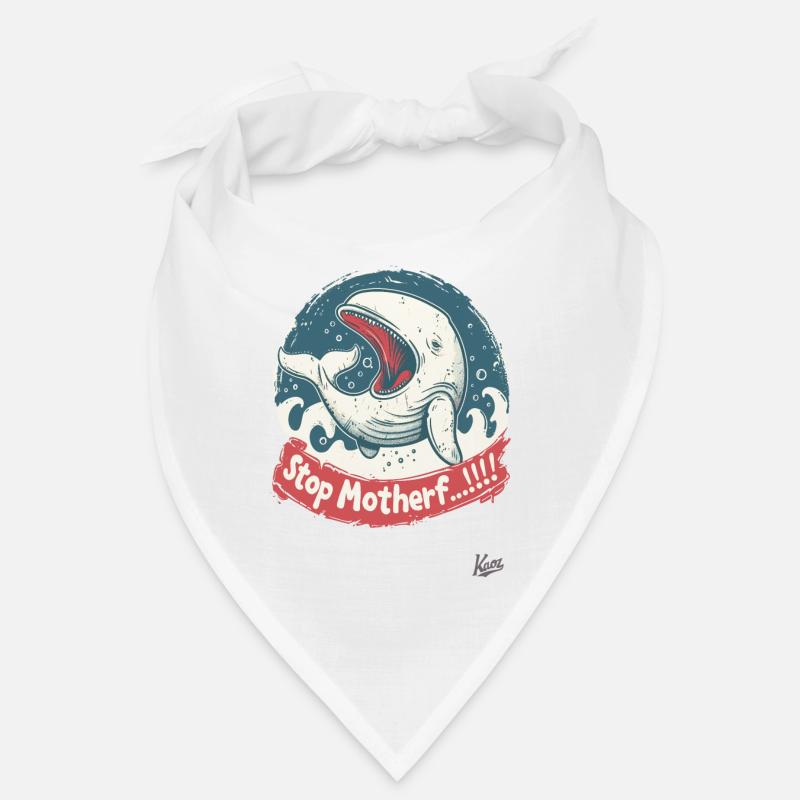Bedrohte Art: Walfisch, STOP MUTTERF... Bandana