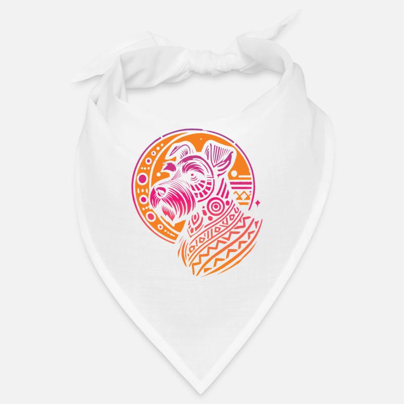 Schnauzer Stammes Moon Phases Bandana