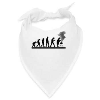 BBQ Barbecue Evolution grillen Barbecue-Grill - Bandana - Weiß - Vorne