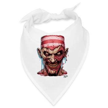 Porträt eines sehr unheimlichen Typen - Bandana - Weiß - Vorne