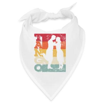 Argentinischer Tango Tanzen Milonga Vals - Bandana - Weiß - Vorne