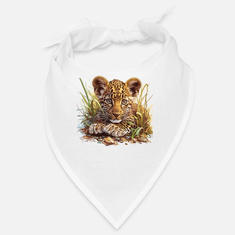 Leoparden Leopard Bandana