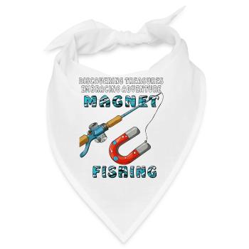 MAGNET FISHING - Bandana - Weiß - Vorne