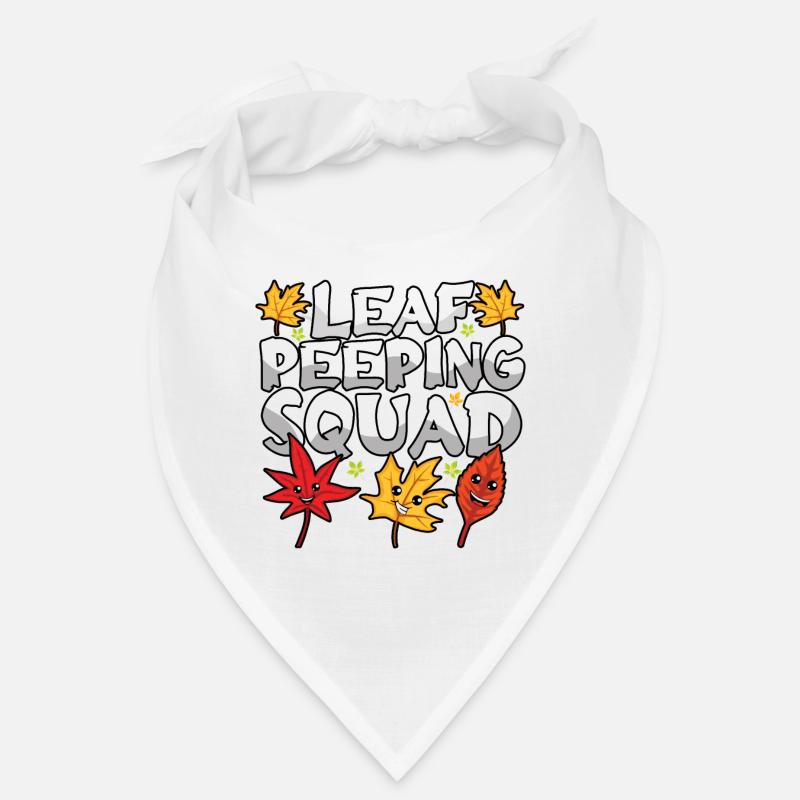 Leaf Peeping Squad Mignon Kawaii Feuillage Leaf Peeper Bandana