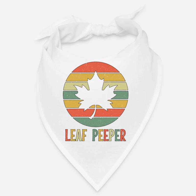 Blatt Peeper Laub Leaf Peeping Retro Vintage Bandana