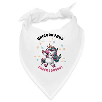 Einhorn-Fans jubeln lauter - Bandana - Weiß - Vorne