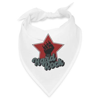 Heavy Metal Metalmusik Hardrock Rockmusik - Bandana - Weiß - Vorne