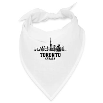 toronto Canada, canadian - Bandana - Weiß - Vorne