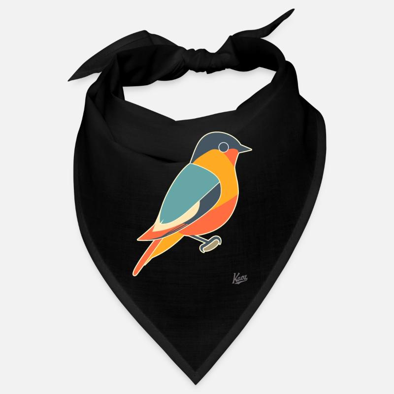 Cooler bunter Vogel Bandana