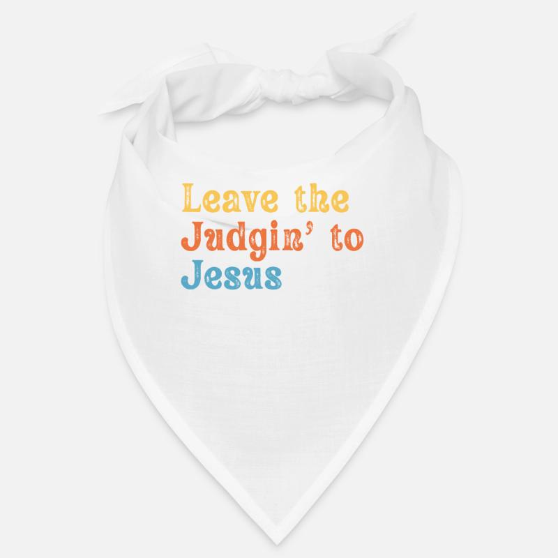 Überlassen Sie das Urteil Jesus Bandana