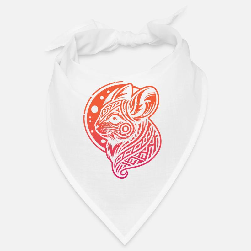 Phases de lune tribales chinchilla Bandana