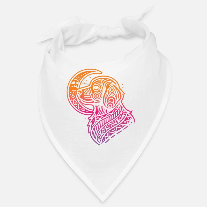 Golden Doodle Stammes Moon Phases Bandana