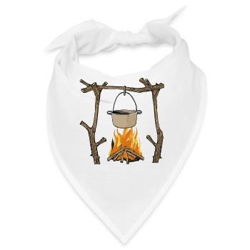 FEUERSTELLE - Bandana - Weiß - Vorne