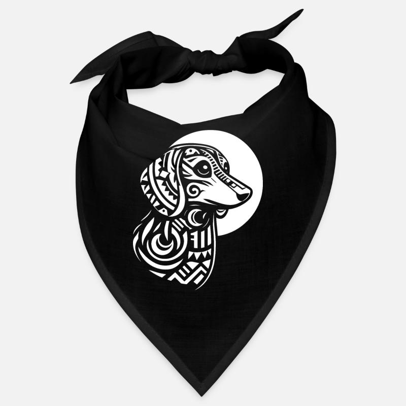 Teckel Teckel Tribal Phases de Lune Bandana