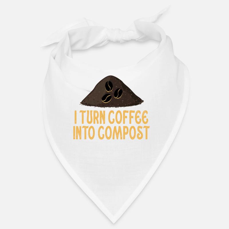 Je transforme le café en compost Blue Planet Bandana