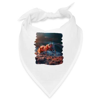 Ant Ameisen Ameise - Bandana - Weiß - Vorne