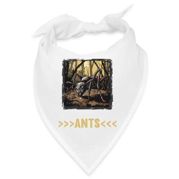 Ant Ameisen Ameise - Bandana - Weiß - Vorne