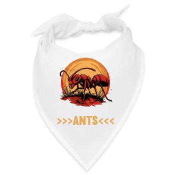 Ant Ameisen Ameise - Bandana - Weiß - Vorne