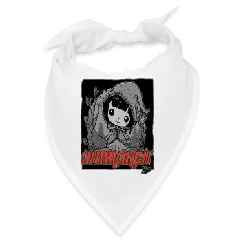 Tore Jacke Mädchen: Ungebrochener Geist - Bandana - Weiß - Vorne