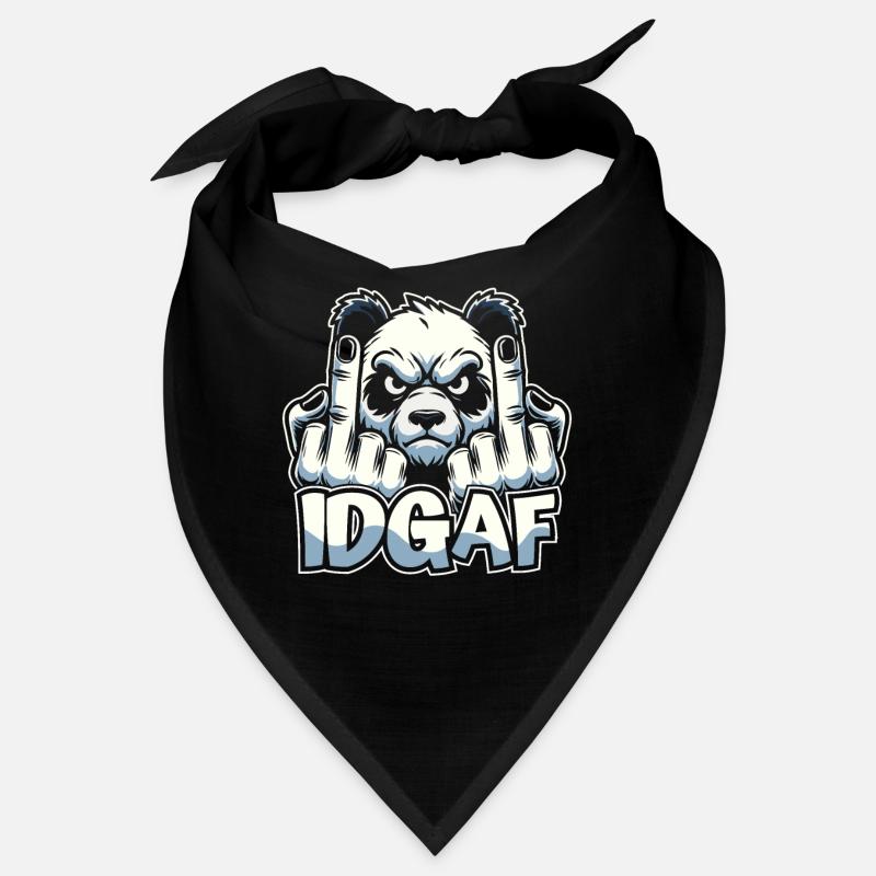 Giant Panda Panda Bear Idgaf Bandana