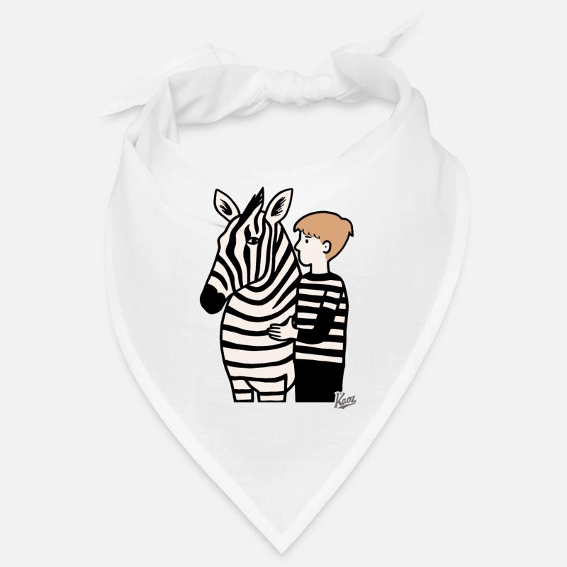Junge mit Zebra Bandana
