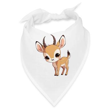 Antelope Antilopen Antilope - Bandana - Weiß - Vorne