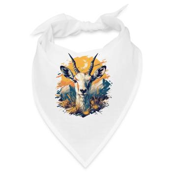 Antelope Antilopen Antilope - Bandana - Weiß - Vorne