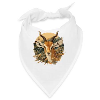 Antelope Antilopen Antilope - Bandana - Weiß - Vorne