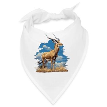 Antelope Antilopen Antilope - Bandana - Weiß - Vorne