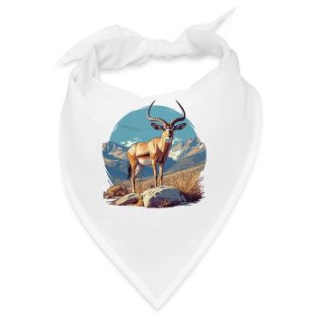 Antelope Antilopen Antilope - Bandana - Weiß - Vorne
