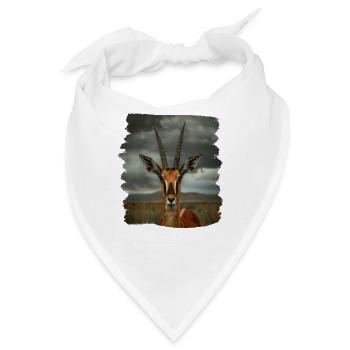 Antelope Antilopen Antilope - Bandana - Weiß - Vorne