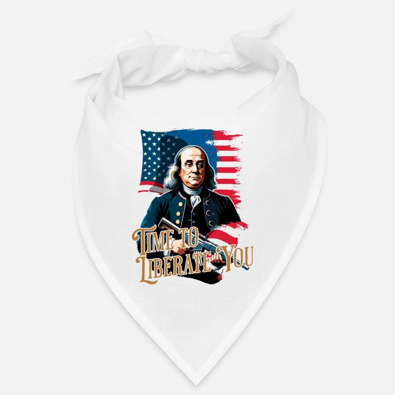 Il est temps de libérer le design vintage drôle 4 juillet Bandana