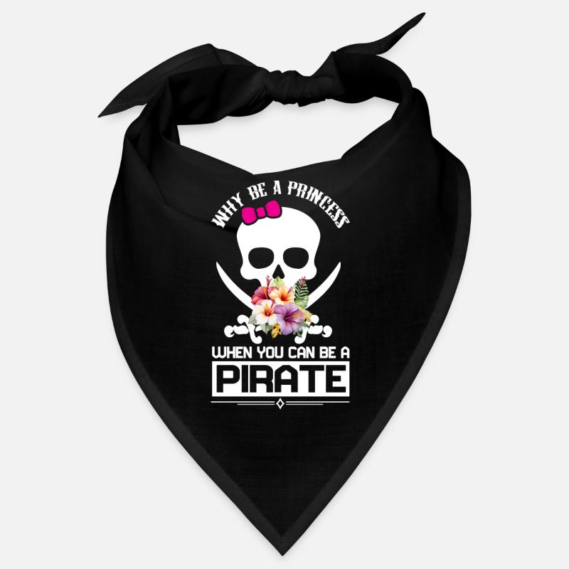 Pirate Princesse Pirate Crâne Croix Os Bandana