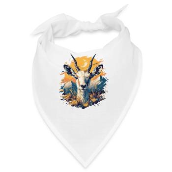 Antelope Antilopen Antilope - Bandana - Weiß - Vorne