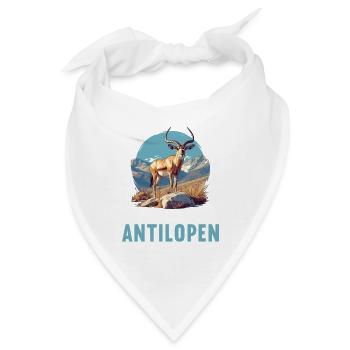 Antelope Antilopen Antilope - Bandana - Weiß - Vorne