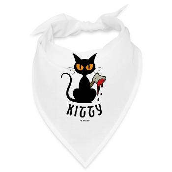 Kitty Axe! - Bandana - Weiß - Vorne