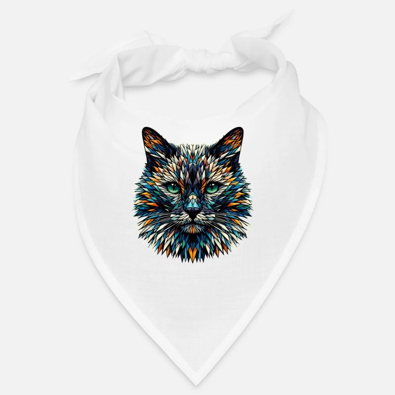 Polygone Art Bombay Chat Bandana