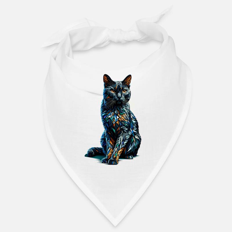 Polygone Art Bombay Chat Bandana