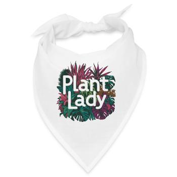 PFLANZEN-LADY - Bandana - Weiß - Vorne
