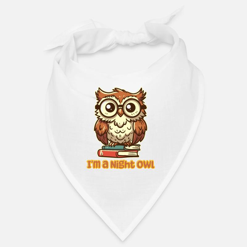 Ich bin eine Nachteule - Nerdy Owl Bandana